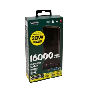 1000 Внешний аккумулятор Remax 16000 mAh RPP-322